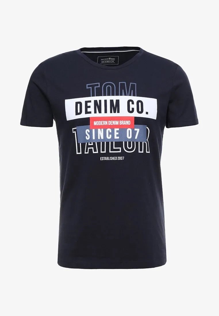 TOM TAILOR Sky Captain Blue T-Shirt - Smgarment's