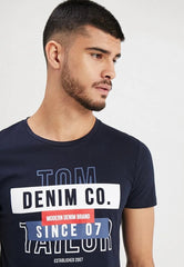TOM TAILOR Sky Captain Blue T-Shirt - Smgarment's