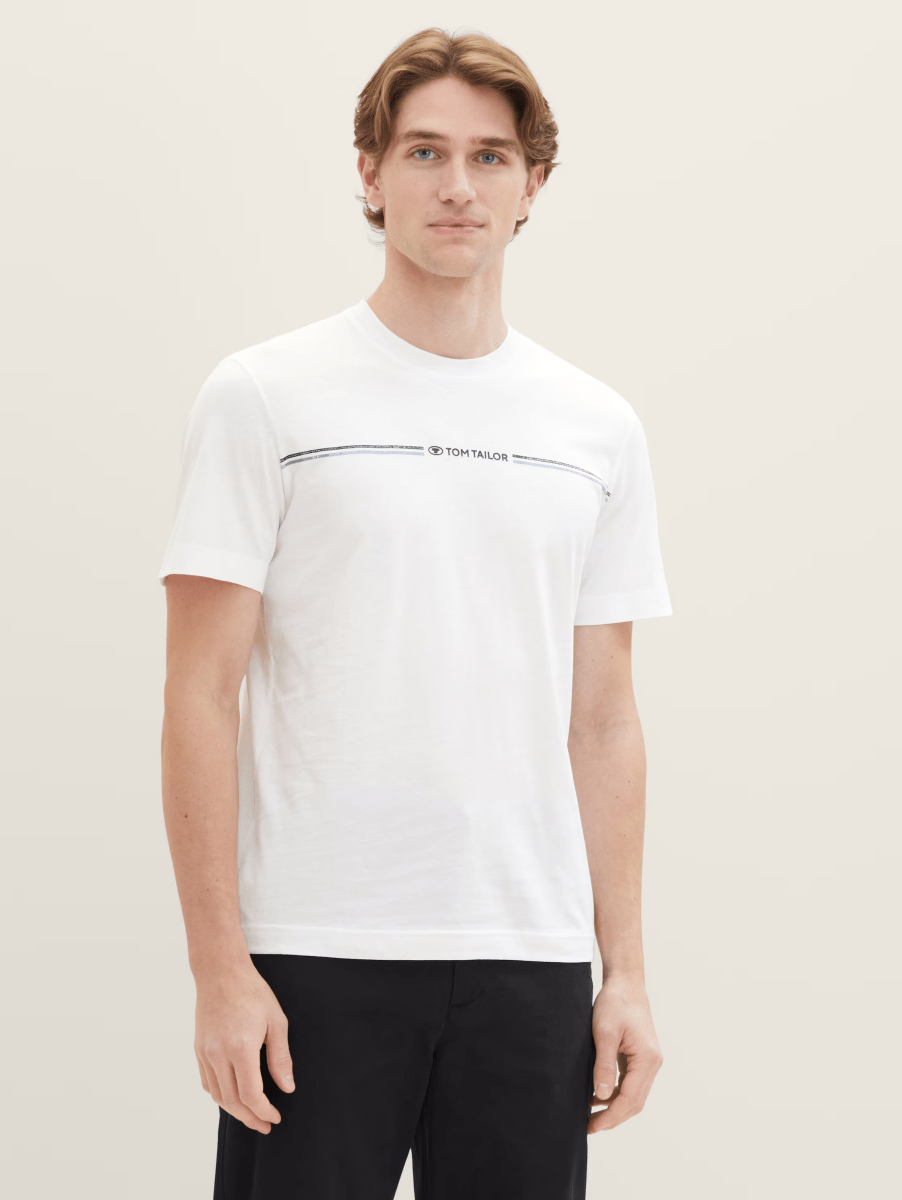 TOM TAILOR T-shirt with round neckline - Smgarment's