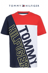 TOMMY HELFIGER COLOUR BLOCK COTTON TEE - SMgarment's