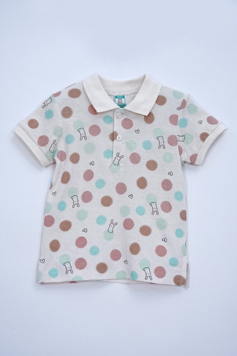 TOP TOP Boys Printed Polo T Shirt - Smgarment's