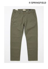 Springfield Men Slim Fit Cotton Pants