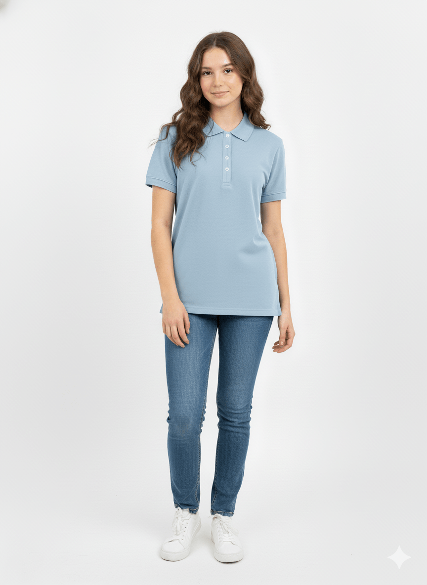 UP2FASHION Solid Polo Neck T-Shirt - Smgarment's