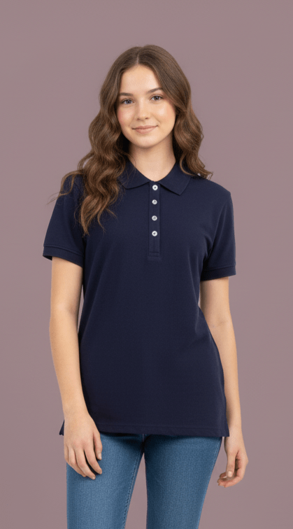 UP2FASHION Solid Polo Neck T-Shirt - Smgarment's