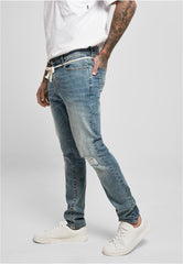 URBAN CLASSIC Slim Fit Drawstring Jeans - SMgarment's