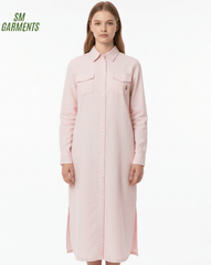 USPA WOMENS LONG SHIRT WITH DOUBLE POCKET - Smgarment's