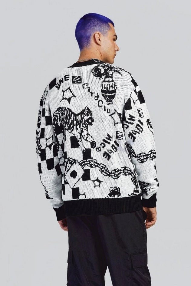 V NECK SWEATER - Smgarment's