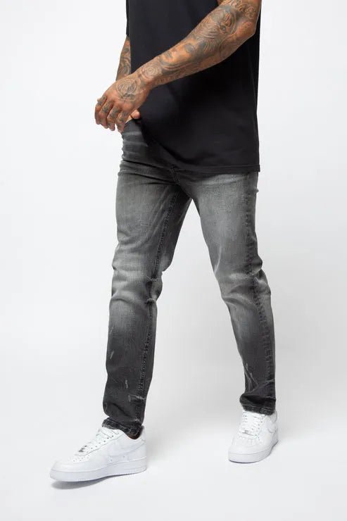 VALERE MILANO BLACK TASSO JEANS - Smgarment's