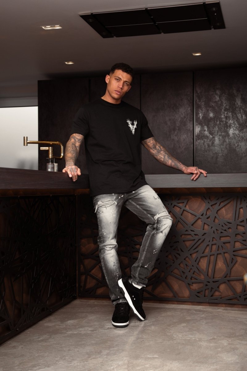 VALERE MILANO GIANNI JEAN BLACK - Smgarment's