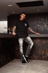 VALERE MILANO GIANNI JEAN BLACK - Smgarment's