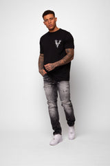 VALERE MILANO GIANNI JEAN BLACK - Smgarment's