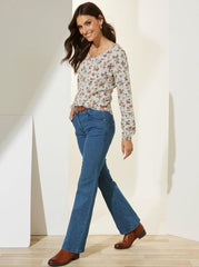 VENCA LONG - SLEEVED T - SHIRT WITH ELASTIC CUFF - SMgarment's