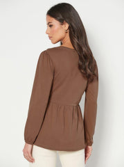 VENCA LONG - SLEEVED T - SHIRT WITH PRINT - SMgarment's