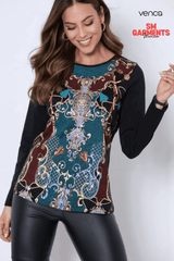 VENCA PRINTED FULL SEELVE - SMgarment's