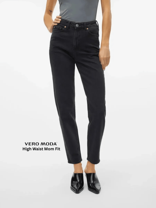 VERO MODA TESSA High Waist Mom Fit Jeans - Smgarment's
