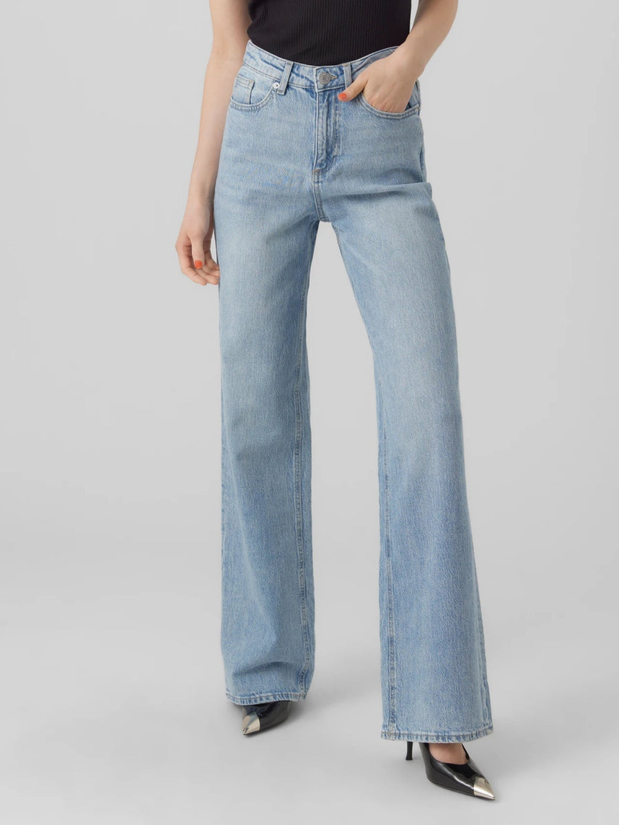 Vero Moda VMTESSA High rise Straight Fit Jeans - Smgarment's