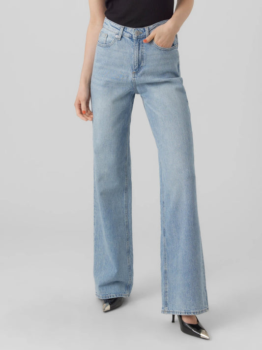 Vero Moda VMTESSA High rise Straight Fit Jeans - Smgarment's
