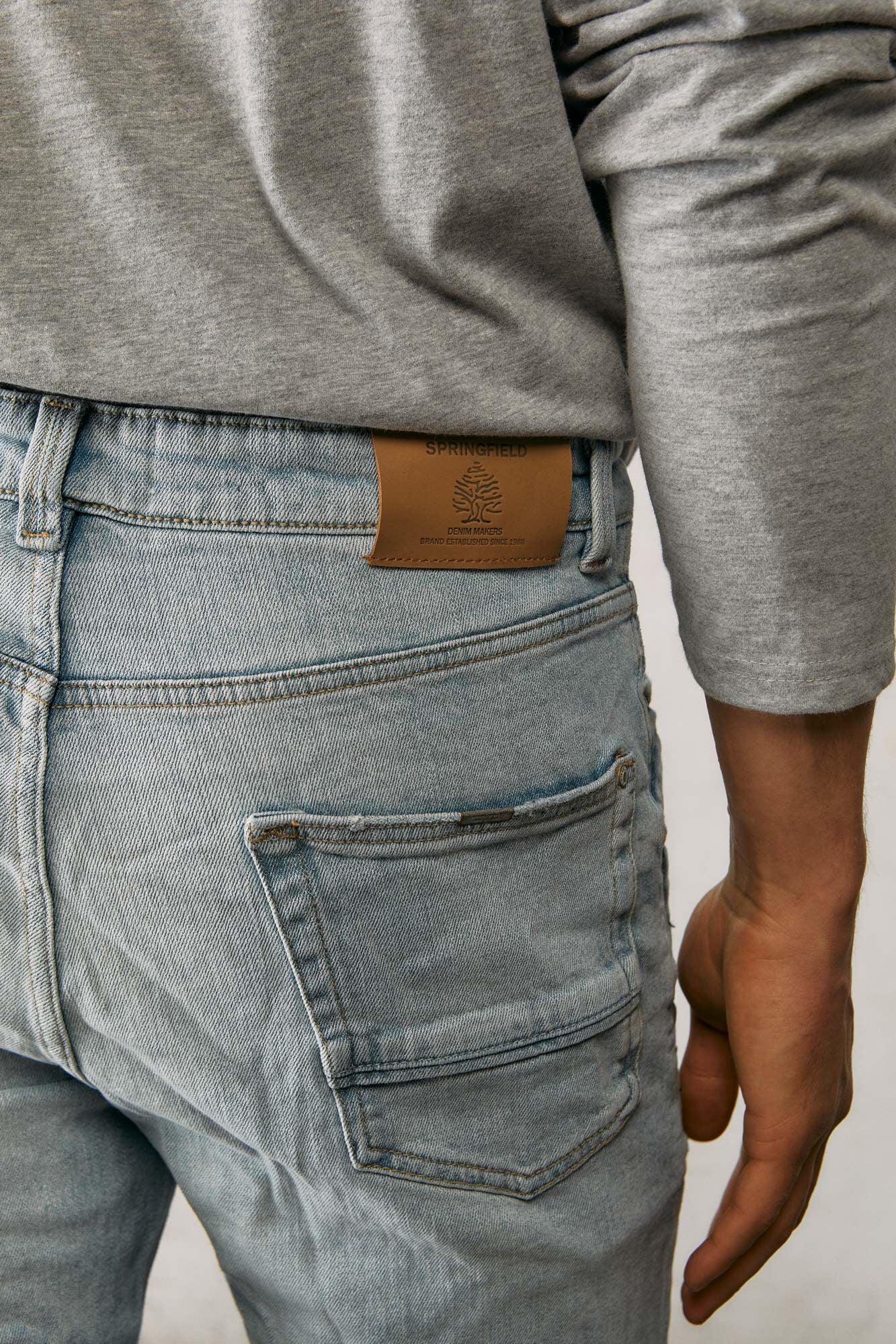 Very light wash slim jeans - SMgarment's