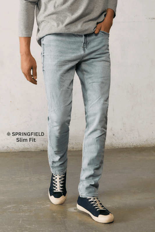 Very light wash slim jeans - Smgarment's