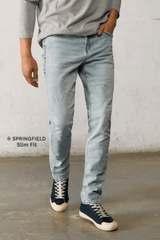 Very light wash slim jeans - Smgarment's
