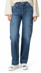 GUESS WOMEN CARPENTER CARGO JEANS