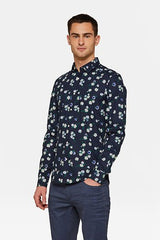 WE FASHION Slim fit bloemendessin overhemd - SMgarment's