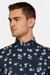 WE FASHION Slim fit bloemendessin overhemd - SMgarment's