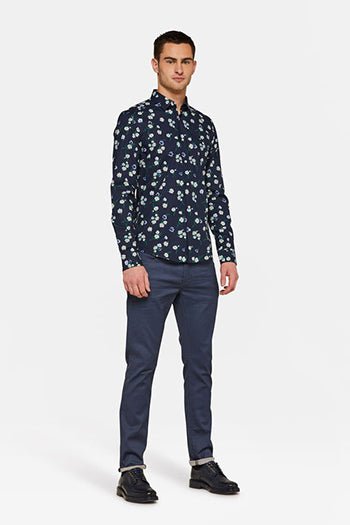 WE FASHION Slim fit bloemendessin overhemd - SMgarment's