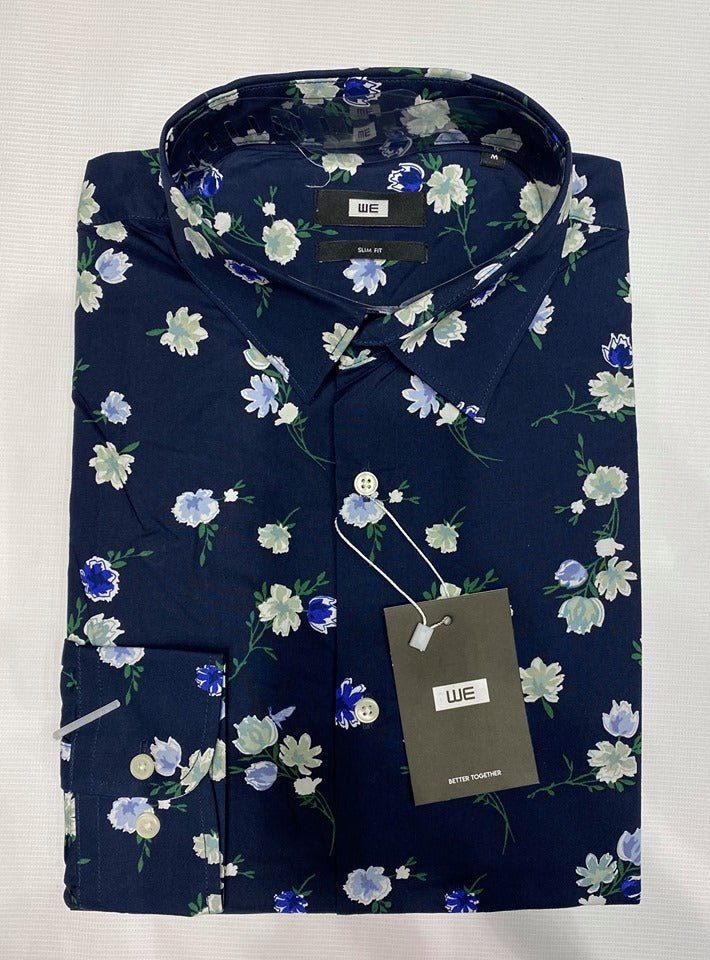 WE FASHION Slim fit bloemendessin overhemd - SMgarment's