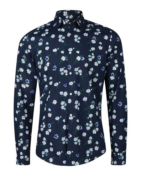 WE FASHION Slim fit bloemendessin overhemd - SMgarment's