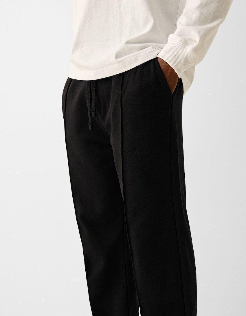 Wide - leg interlock pants - SMgarment's