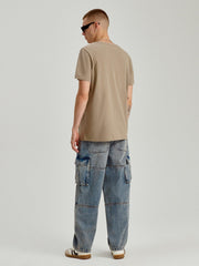 Wide leg jeans with patch pockets - SMgarment's