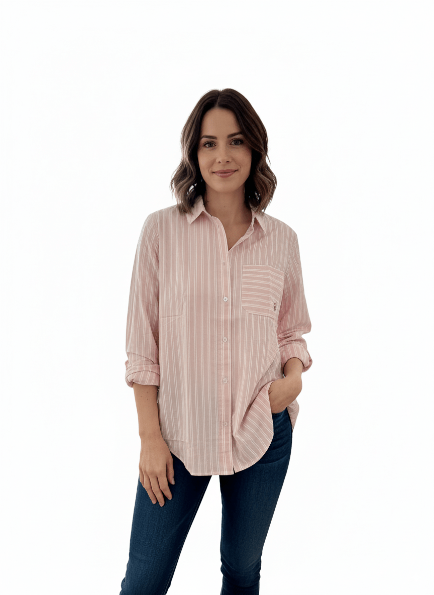 WOMEN STRIPES SHIRT - Smgarment's
