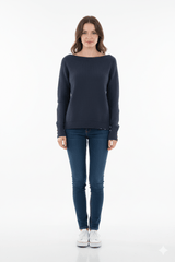 WOMENS BASIC BLUE SWEATER - Smgarment's