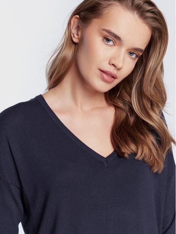 WOMENS BASIC V NECK SWEATER - Smgarment's