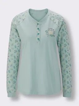 WOMENS Button - front T-Shirt & pajama (NIGHTWEAR) - Smgarment's