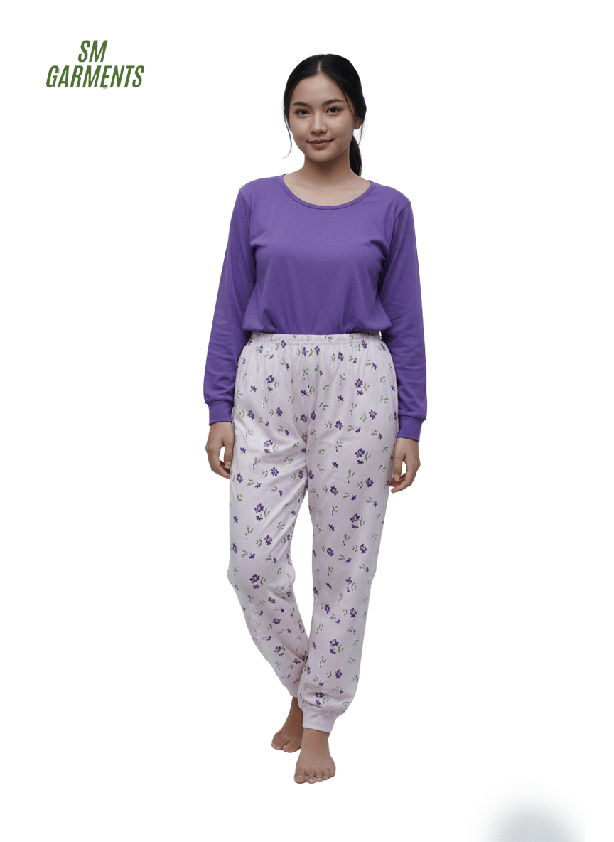 WOMENS Button - front T-Shirt & pajama (NIGHTWEAR) - Smgarment's