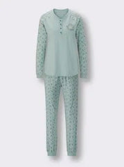 WOMENS Button - front T-Shirt & pajama (NIGHTWEAR) - Smgarment's