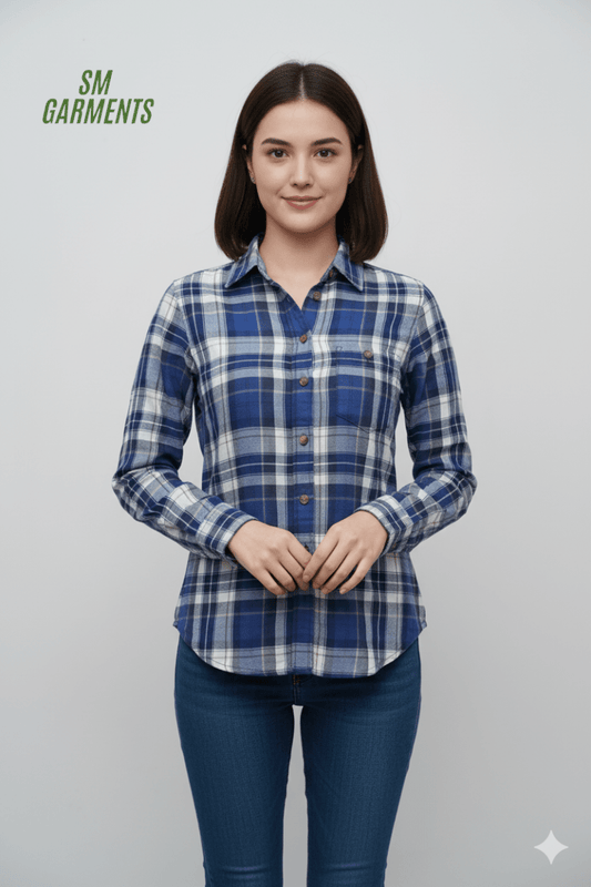 WOMENS CHECK SHIRT - Smgarment's