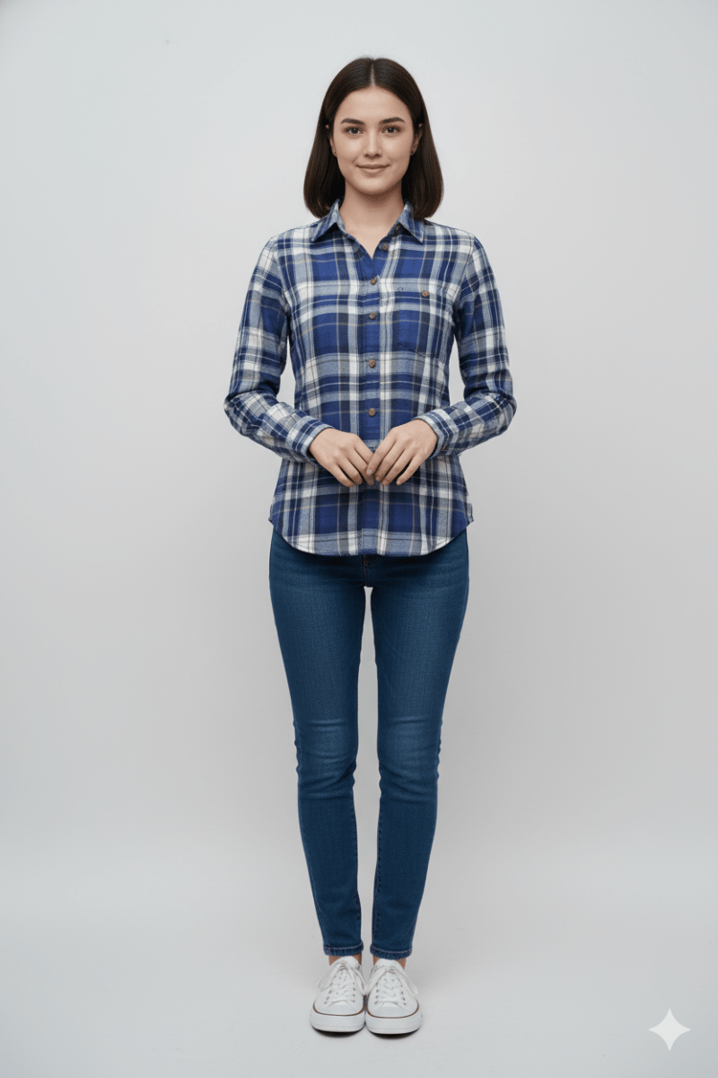 WOMENS CHECK SHIRT - Smgarment's