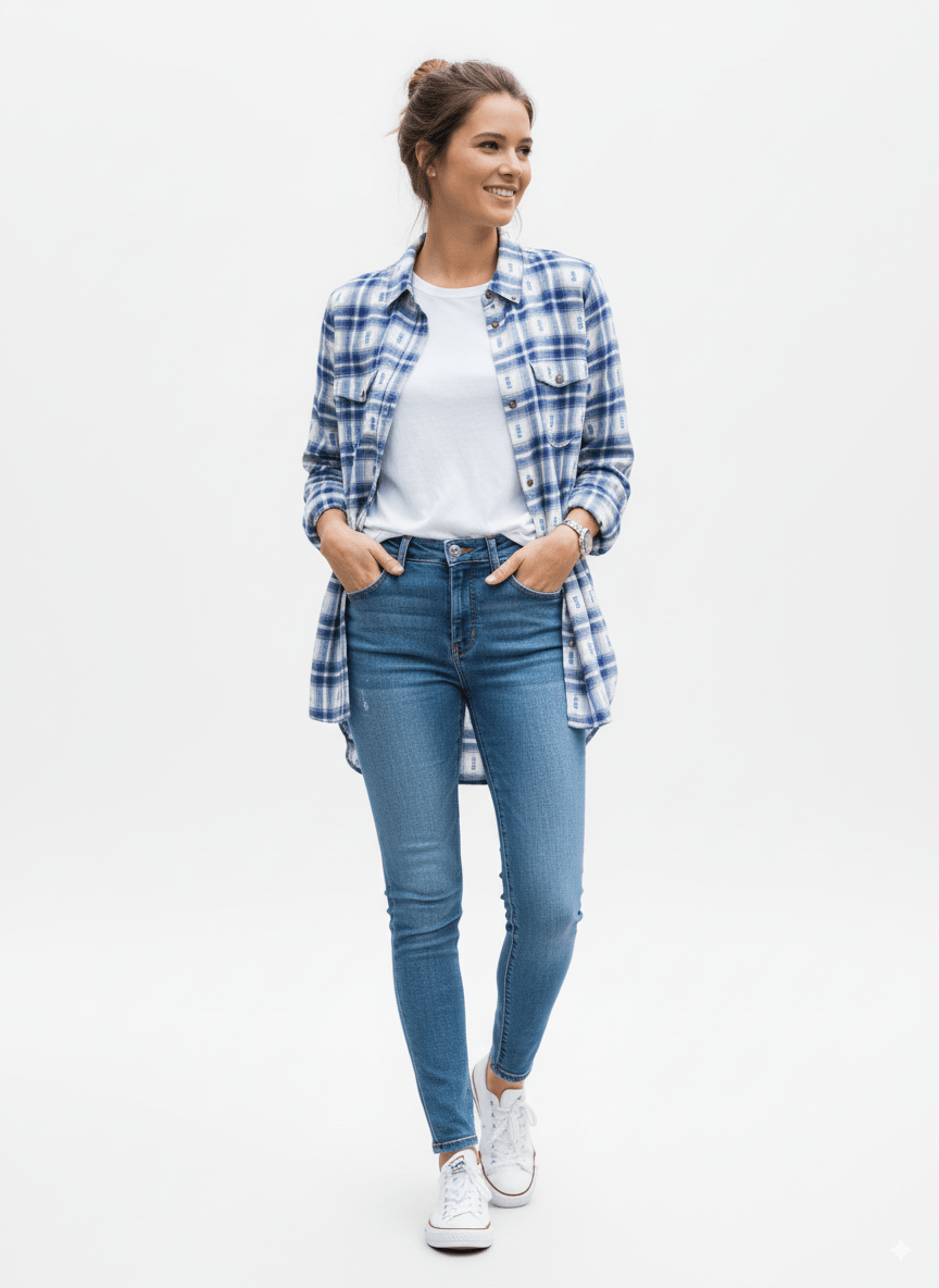 WOMENS CHECKED SHIRT - Smgarment's