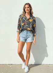 WOMEN'S FULL SLEEVE PRINTED T - SHIRT - Smgarment's