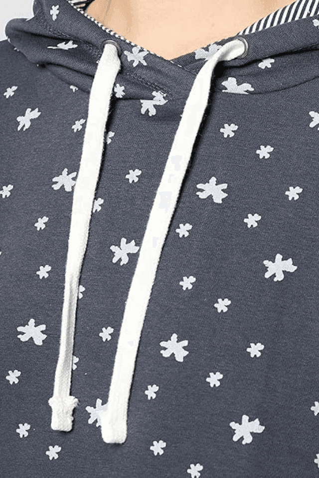 Women's Ladies Hoodie Blue Move Sweatshirt - SMgarment's