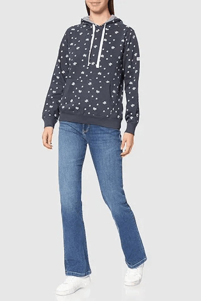 Women's Ladies Hoodie Blue Move Sweatshirt - SMgarment's