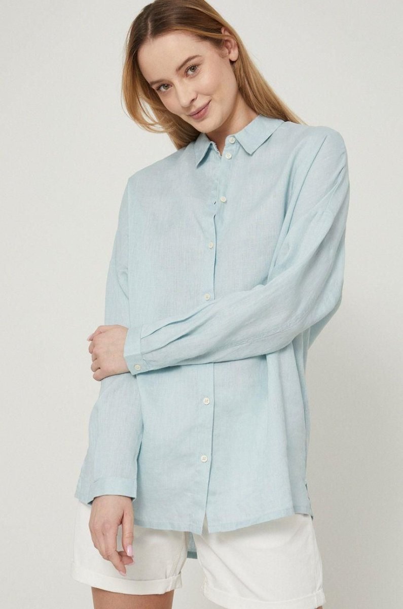 Women's Linen Shirt - Smgarment's