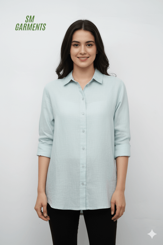 Women's Linen Shirt - Smgarment's