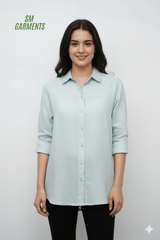 Women's Linen Shirt - Smgarment's