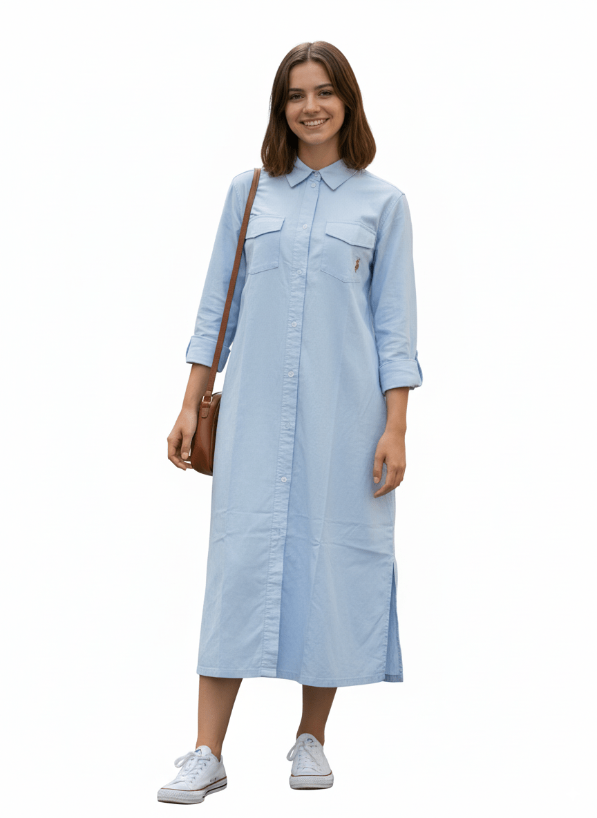 WOMENS LONG SHIRT WITH DOUBLE POCKET - Smgarment's