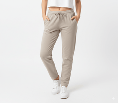 WOMENS PLAIN TROUSER - BEIGE - Smgarment's
