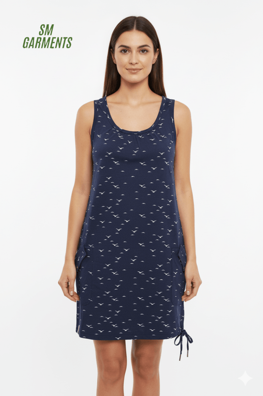 WOMENS PRINTED DRESS - Smgarment's